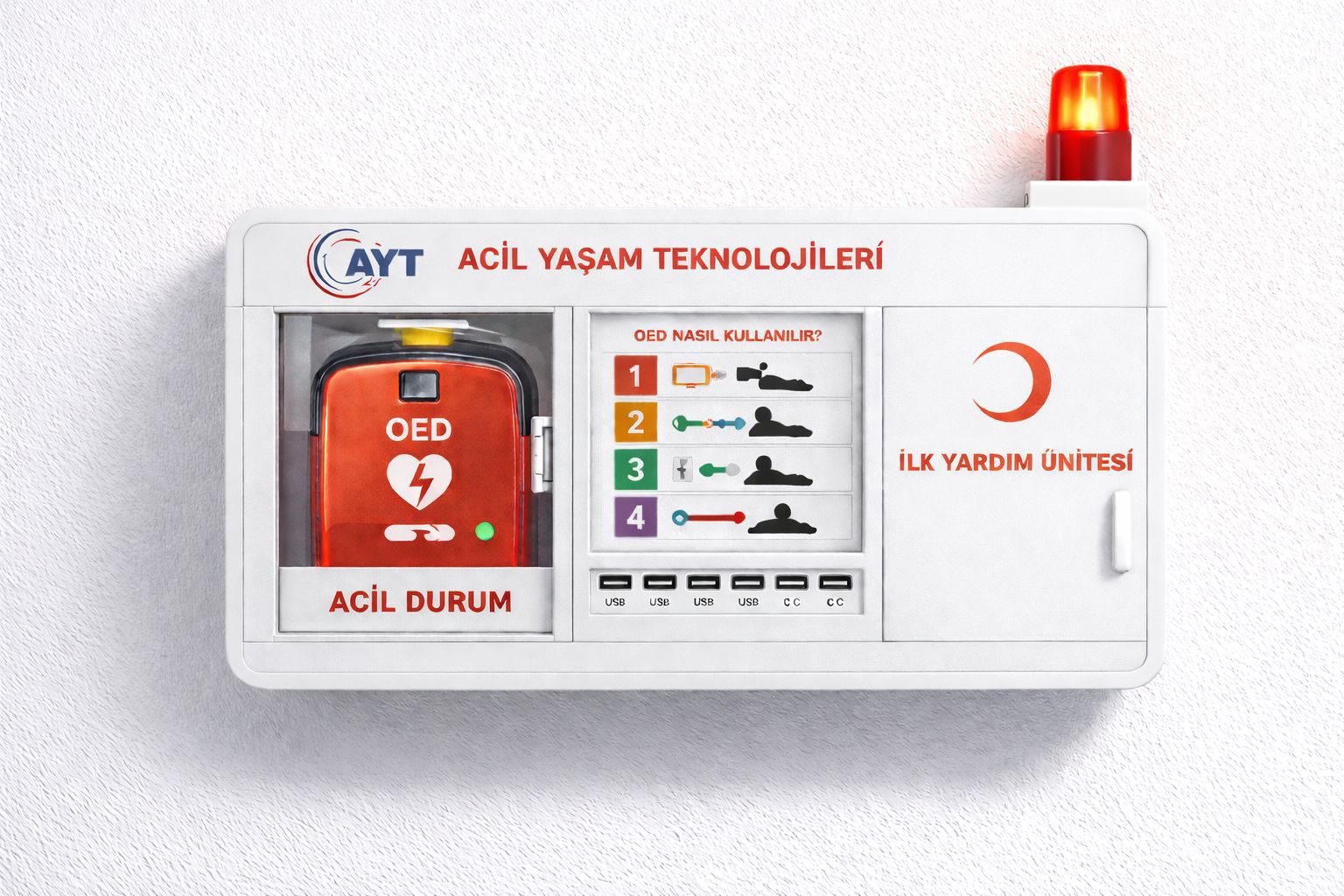 Sıva Üstü Kiosk Beyaz